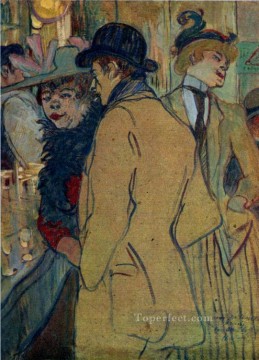 Henri de Toulouse Lautrec Painting - alfred la guigne 1894 Toulouse Lautrec Henri de